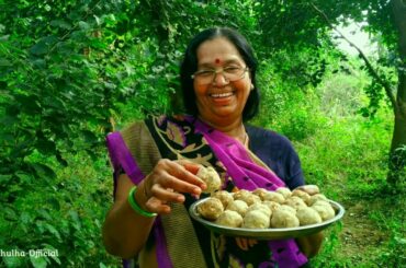 Gond ke laddu || Edible Tree Gum || Healthy Winter Recipe #Satisfyingvideo #outdoorcooking