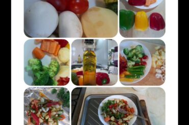 Oven Baked Healthy Veg Recipe in Tamil.