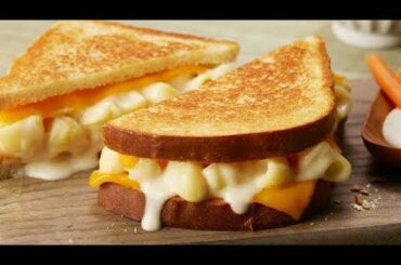Bread Pizza Sandwich on Tawa Recipe | 2 minute cheese recipe