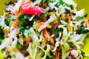 No onion no garlic veg salad, indian veg recipe,bengali recipe