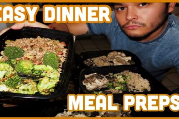 Easy Dinner Meal Preps