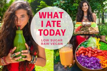 WHAT I ATE TODAY | Raw Vegan Low Sugar Meals & Recipes...Keto Diet?!