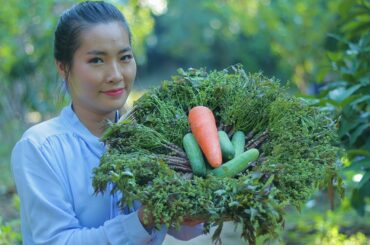 Cooking Tasty Fresh Neem Flower Salad Recipes In Cambodia