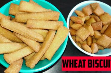 Wheat Biscuits Recipe in Tamil || 10 Mins evening snacks || Healthy Snacks
