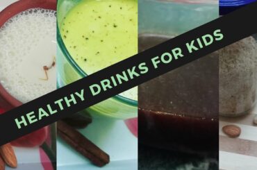 Winter Special Drinks for Kids|Healthy and Warm|Kesar Badam milk,Date Syrup and Protein Powder.