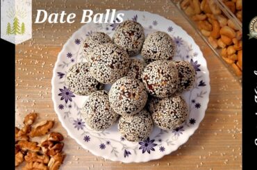 Healthy Date Balls Recipe By Saim's Kitchen