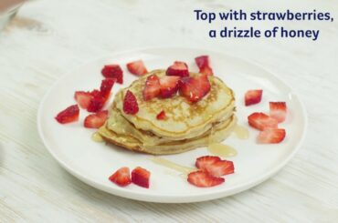 Easy Breakfast and Lunch Recipes | Healthy Lunch Box | Fluffy Banana Pikelets