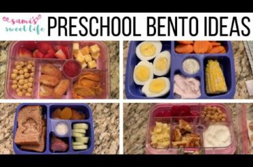 PRESCHOOLER BENTO BOX LUNCH IDEAS