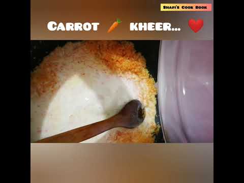 Carrot 🥕 kheer || carrot 🥕 payasam || sweet recipe || healthy sweet… #carrotkheer #carrotrecipes Carrot 🥕 kheer || carrot 🥕 payasam || sweet recipe || healthy sweet... #carrotkheer #carrotrecipes