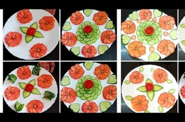 Beautiful salad decorations ideas by neelamkirecipes