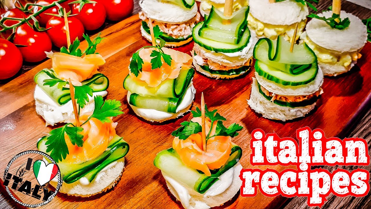 Appetizing Party Snacks !!! italian recipes!!!! Appetizing Party Snacks !!! italian recipes!!!!