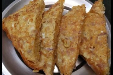 Bread Omelette Recipe / Tiffin Items / Healthy Evening Snacks in Tamil / Breakfast, Dinner Recipes