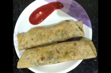 घर पर बनाये स्वादिष्ट पनीर रोल / Paneer roll recipe  / Best Tiffin option for kids- paneer Frankie