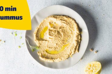 10 min Hummus Recipe | Healthy Lunch Box