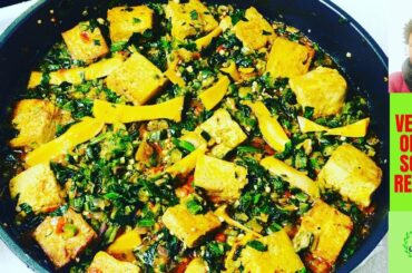 ✅ How to make HEALTHY VEGAN OKRA SOUP RECIPE / NIGERIAN VEGETARIAN OKRO SOUP