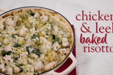 Slimming World Syn Free chicken and leek baked risotto recipe - FREE