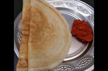 Kuthiraivali Dosai Recipe / Millet Dosa / Breakfast, Night Dinner Recipes in Tamil / Tiffin Items