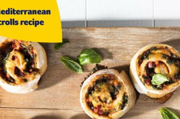 Mediterranean Scrolls Recipe | Healthy Lunch Box