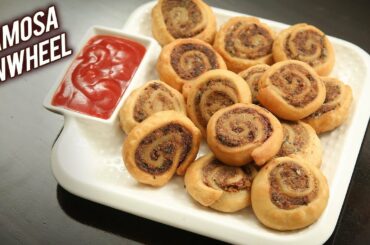 Pinwheel Samosa | How To Make Potato Samosa Pinwheel | Veg Snack Recipe By Ruchi