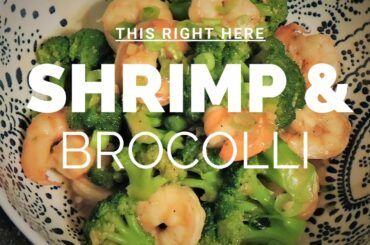 Shrimp & Broccoli StirFry |  Garlic Sauce | Fast & Easy Recipe