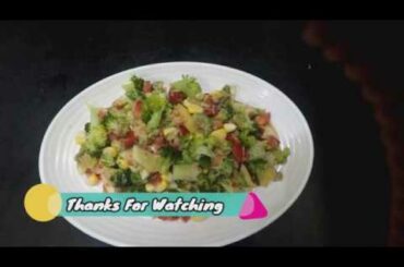Braccoli Salad | Broccoli and Apple Salad | Healthy Salad Recipe ~ Priyanka