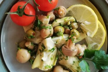 Artichoke Salad| Vegan, healthy, easy to make & gluten-free