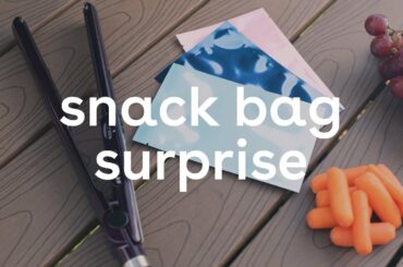 Healthy Snack Idea - Snack Bag Surprise - DIY Activity
