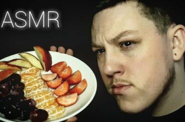 ASMR EATING A HEALTHY FRUIT BREAKFAST [MOUTH SOUNDS]