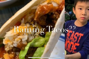 It’s raining Tacos!  Easy, fun & healthy kids lunch/dinner