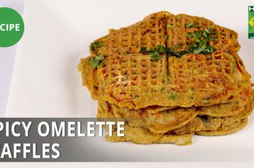 Spicy Omelette Waffles | Food Diaries |  Zarnak Sidhwa | Breakfast