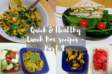 Quick Easy & Healthy Lunch Ideas for a week | Husband's Lunch Box | Wife's Lunch Box |