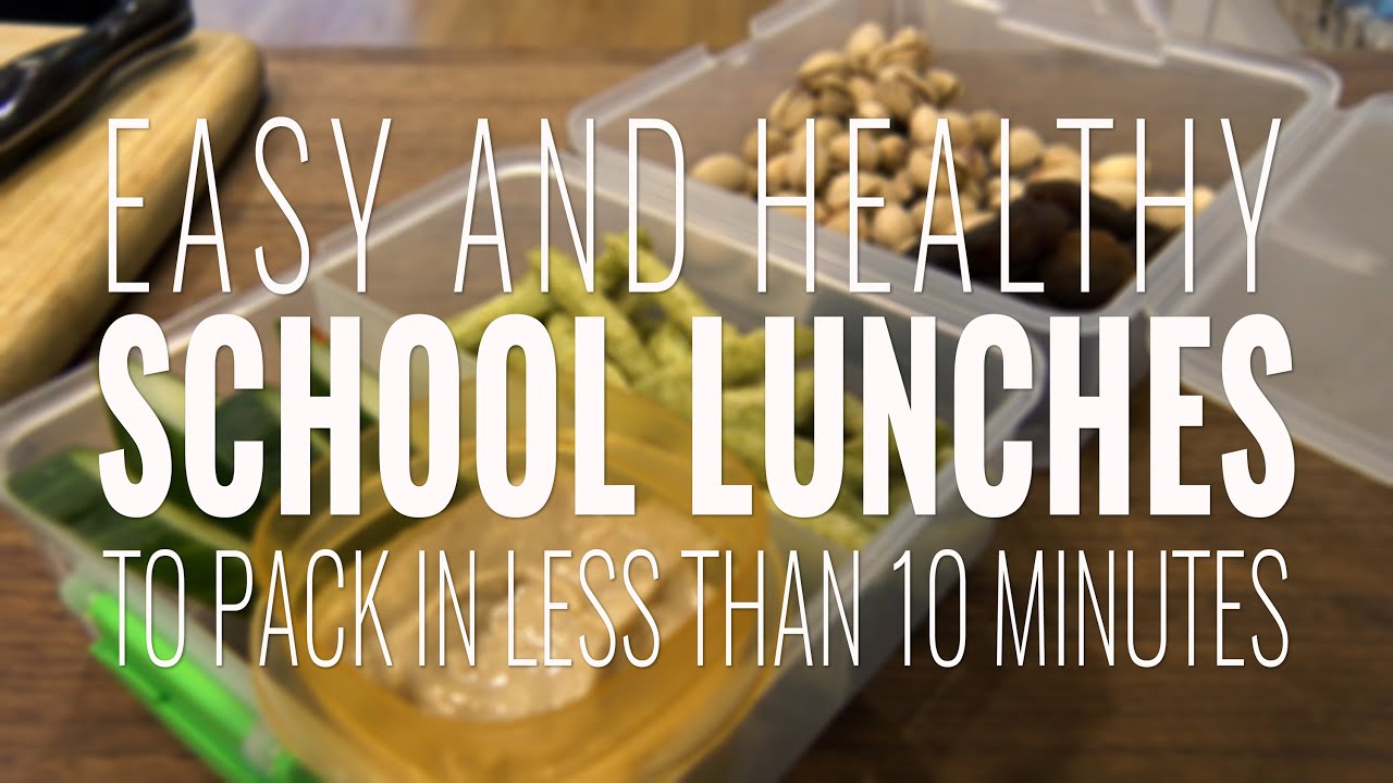 Easy And Healthy School Lunches: Ideas To Pack In Less than 10 Minutes (+nutfree & meatless lunches) Easy And Healthy School Lunches: Ideas To Pack In Less than 10 Minutes (+nutfree & meatless lunches)