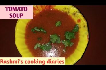 Tomato soup Recipe/How to make tomato soup/Healthy Soup Recipe by Rashmiscookingdiaries