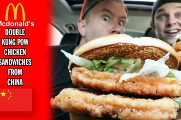 THE DOUBLE KUNG PAO CHICKEN SANDWICH FROM CHINA!