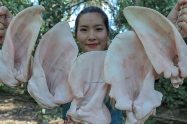 Cooking Pig Ears Recipes - How to Cook Pig Ears Salad Recipes In my Homeland