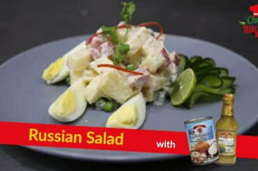 Russian Salad Recipe - Russian Salad recipe in Urdu/Hindi - Healthy Salad recipe - Salad Recipe