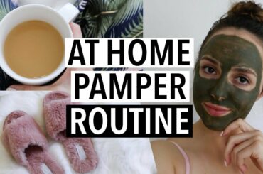AT HOME PAMPER ROUTINE + Healthy Snack Idea!