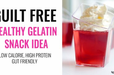 How To Make Homemade Gelatin Cups |  Healthy Snack Idea: