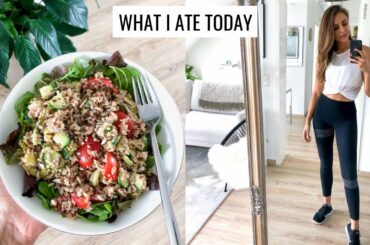 WHAT I ATE TODAY | Healthy & Easy Food Ideas | Annie Jaffrey