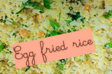 Egg fried rice (ఎగ్ ఫ్రైడ్ రైస్) ,easy and fast recipe for breakfast and lunch box
