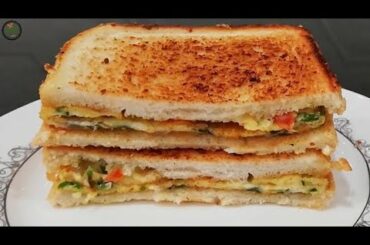 Healthy breakfast recipes | Cheese bread omelette recipe | sandwiche recipe | Cheese sandwiche |