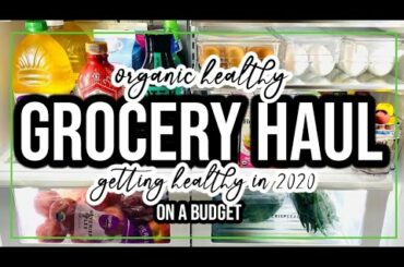 HEALTHY GROCERY HAUL FOR 2020 | ALDI GROCERY HAUL ON A BUDGET