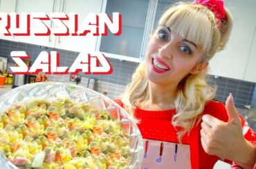 RUSSIAN SALAD Recipe, Easy, Fast and Tasty, Russian Holiday Tradition!