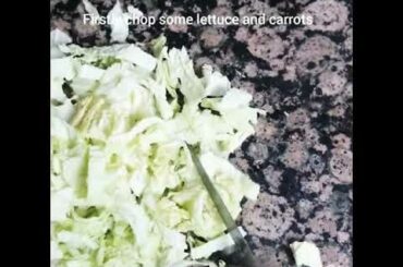 Easy and healthy low calorie salad(less than 110 calories)