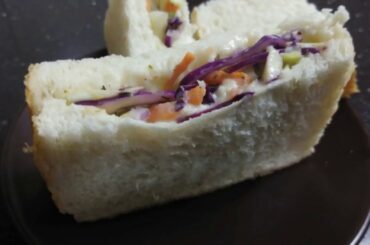 Coleslaw Sandwich/ Healthy Sandwich/ Easy to cook/ Prabha's recipe