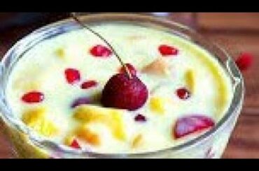 Custard fruit salad recipe | Easy to make this recipe | Saucy & Sweety
