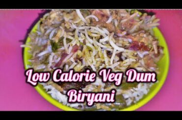 Low Calorie Veg Dum Biryani | Veg Dum Biryani || Hyma's Kitchen
