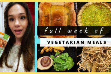 VEGETARIAN MEALS FOR A WEEK; Plus my experience and results!