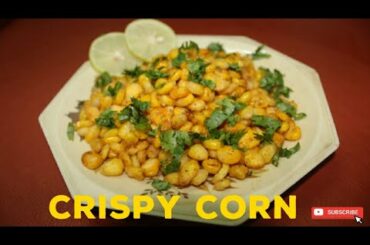 Crisy corn recipe | Quick snack recipe| English