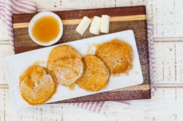 Sweet Potato Pancakes - Healthy Breakfast - Weelicious